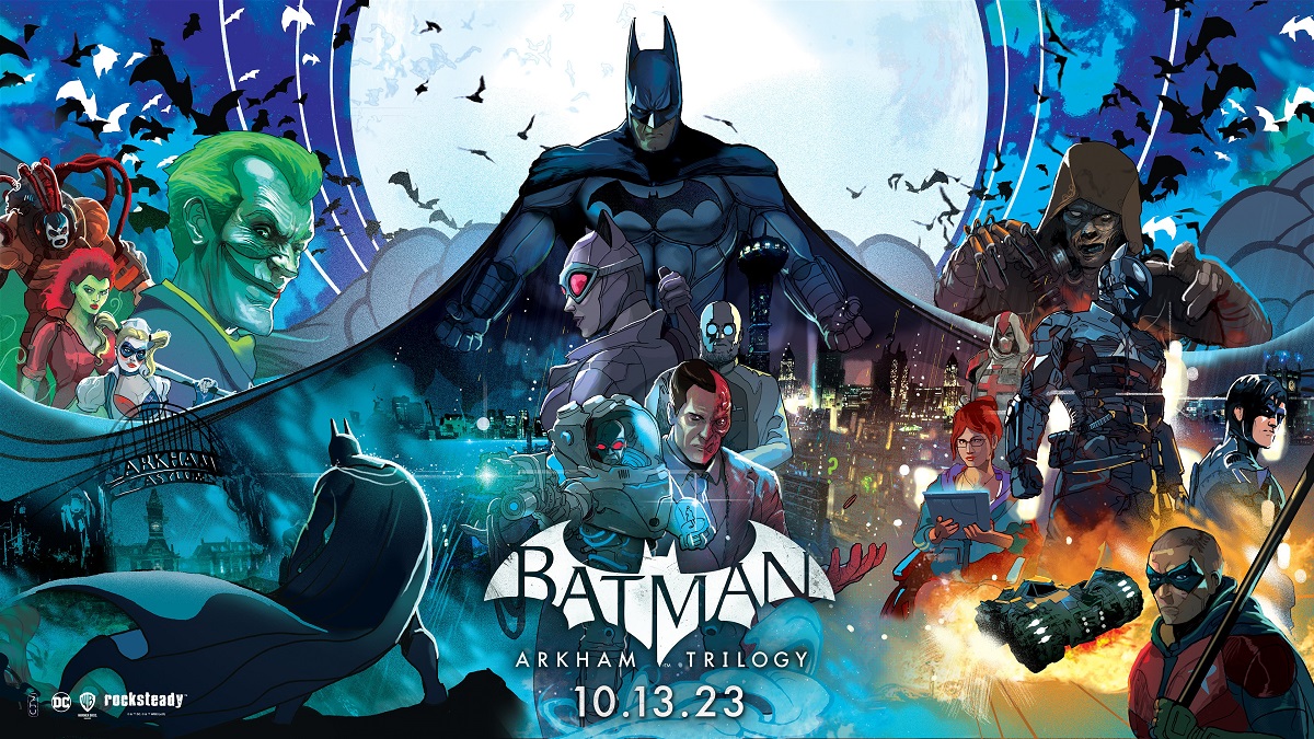 De releasedatum voor de Batman Arkham Trilogy compilatie voor Nintendo Switch is onthuld De releasedatum voor de Batman Arkham Trilogy compilatie voor Nintendo Switch is onthuld