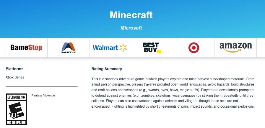 De ESRB heeft een leeftijdsclassificatie afgegeven voor de Xbox Series-versie van Minecraft. Misschien komt het populaire spel binnenkort toch uit op een moderne console-2 De ESRB heeft een leeftijdsclassificatie afgegeven voor de Xbox Series-versie van Minecraft. Misschien komt het populaire spel binnenkort toch uit op een moderne console-2