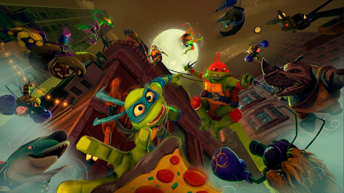 Je kunt nooit te veel schildpadden hebben! Outright Games heeft een actiespel aangekondigd dat gebaseerd is op de animatiefilm Teenage Mutant Ninja Turtles: Mutant Mayhem. Je kunt nooit te veel schildpadden hebben! Outright Games heeft een actiespel aangekondigd dat gebaseerd is op de animatiefilm Teenage Mutant Ninja Turtles: Mutant Mayhem.