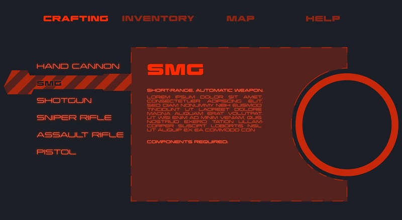 Screenshot van de interface van het onaangekondigde spel van Bend Studio Screenshot van de interface van het onaangekondigde spel van Bend Studio
