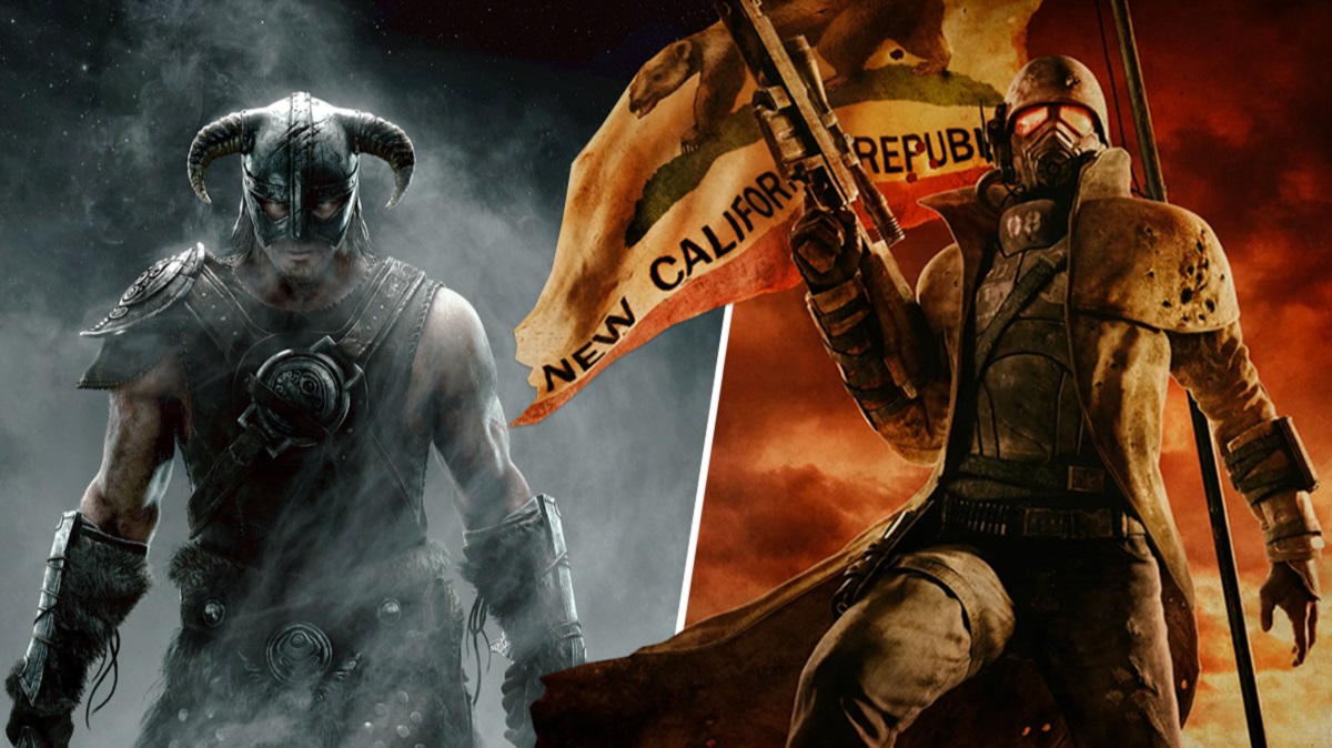 De ontwikkelaars van Fallout: New Vegas wilden een spin-off van The Elder Scrolls maken, maar Bethesda negeerde het aanbod van Obsidian Entertainment. De ontwikkelaars van Fallout: New Vegas wilden een spin-off van The Elder Scrolls maken, maar Bethesda negeerde het aanbod van Obsidian Entertainment.