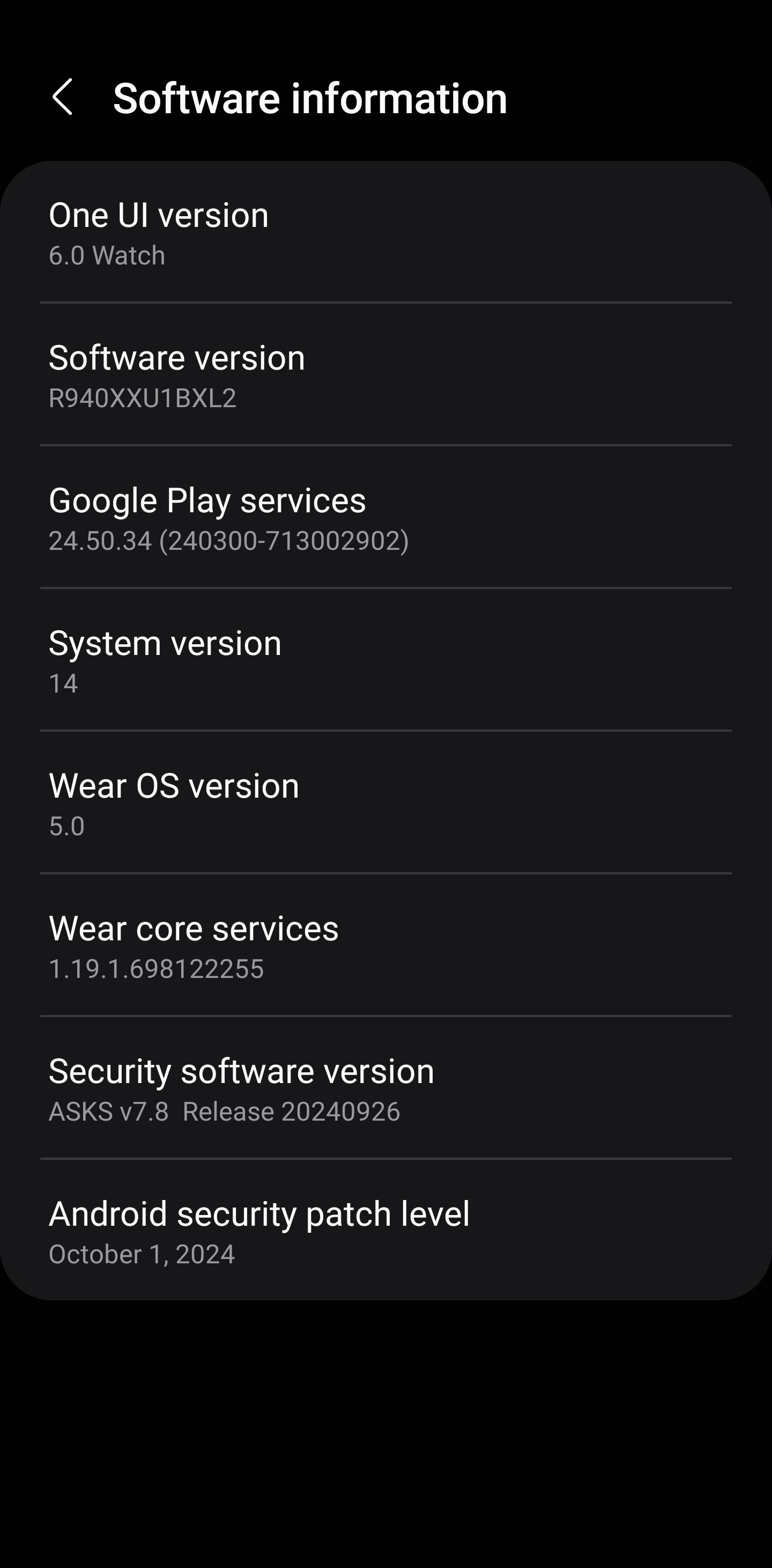 Informatie over de nieuwste update voor de Galaxy Watch 6-serie smartwatches