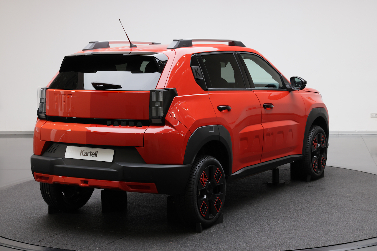 Stylish details of the Fiat Grande Panda Kartell