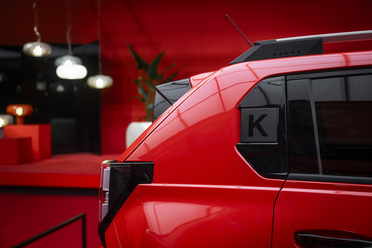 Interior of the Fiat Grande Panda Kartell