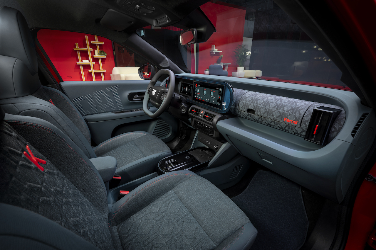 Ecological materials in the Fiat Grande Panda Kartell
