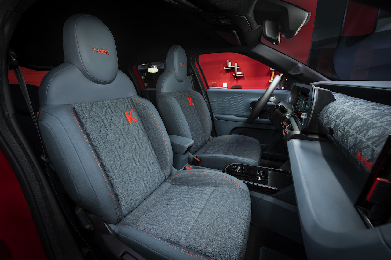 Interior of the Fiat Grande Panda Kartell