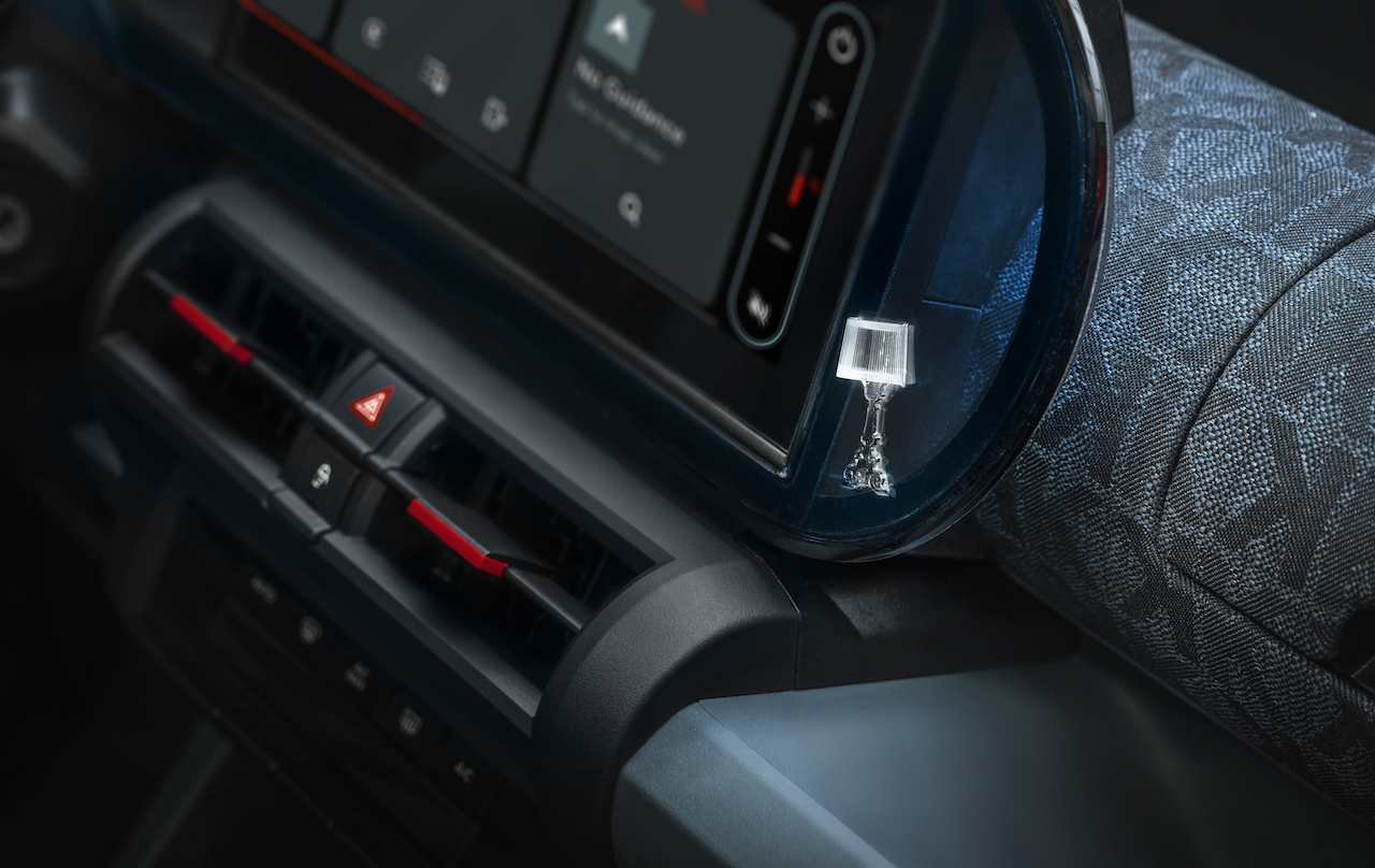 Modern technology in the Fiat Grande Panda Kartell