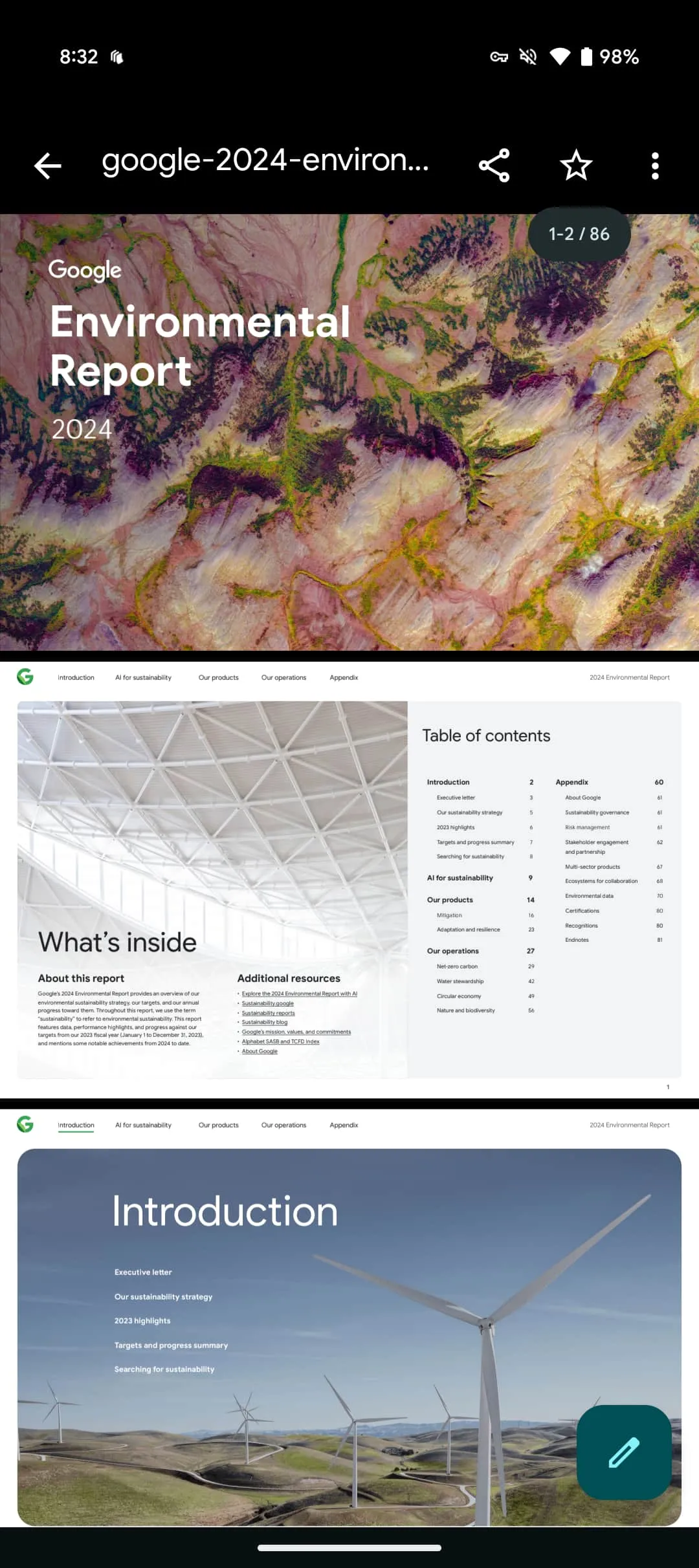 PDF-viewer in de Google Bestanden-app PDF-viewer in de Google Bestanden-app