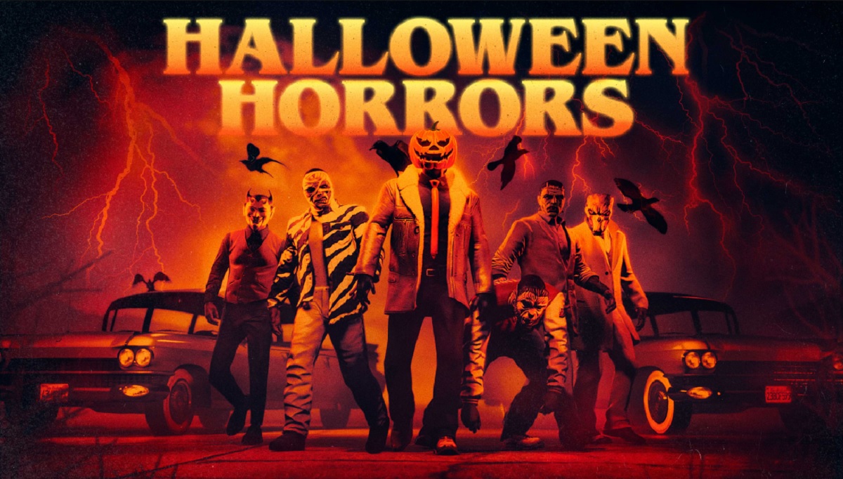 GTA Online organiseert een evenement dat in het teken staat van Halloween: er zijn allerlei feestelijke activiteiten, cosmetische items, auto's en zelfs de geest van een van de Grand Theft Auto IV-personages in het spel verschenen. GTA Online organiseert een evenement dat in het teken staat van Halloween: er zijn allerlei feestelijke activiteiten, cosmetische items, auto's en zelfs de geest van een van de Grand Theft Auto IV-personages in het spel verschenen.