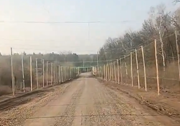 Oekraïense anti-drone tunnel