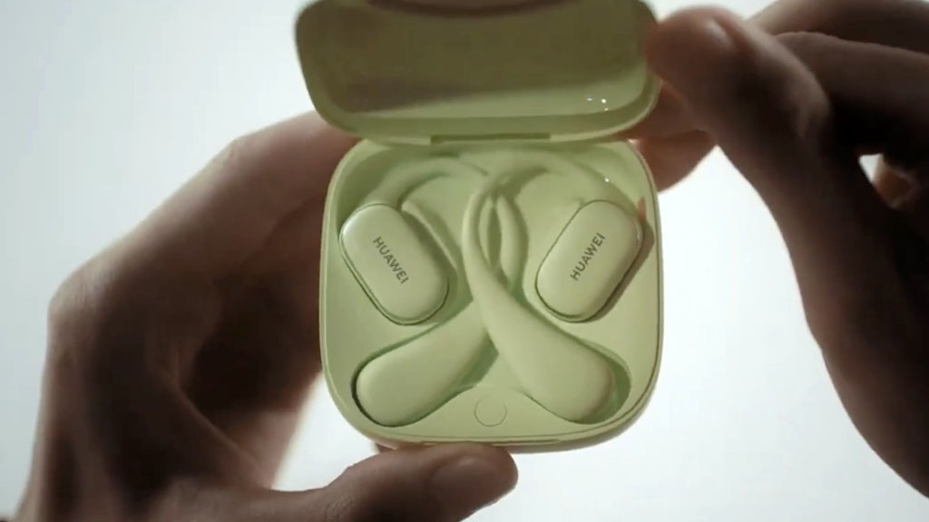 Huawei FreeArc hoofdtelefoon in witte kleur Huawei FreeArc hoofdtelefoon in witte kleur