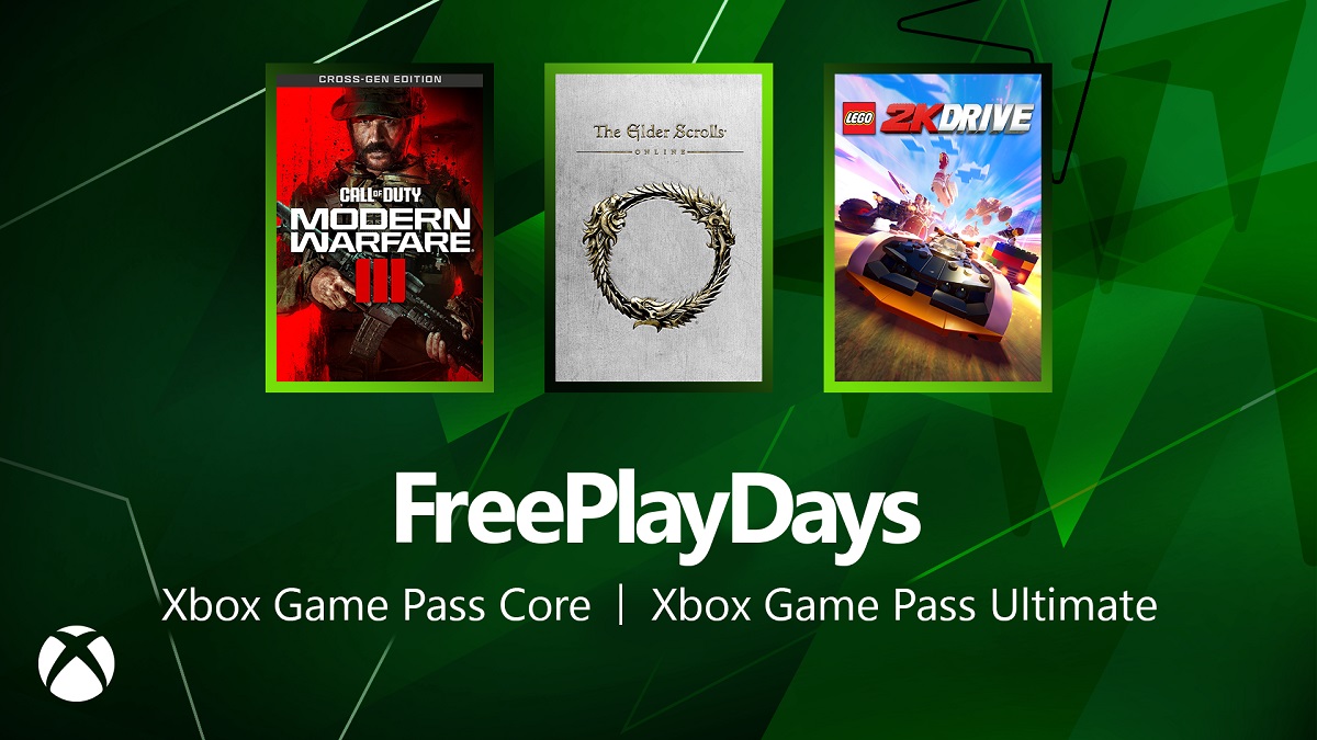 Call of Duty MW3, TES Online en LEGO 2k Drive zijn beschikbaar voor Xbox ecosysteem-gebruikers als onderdeel van Free Play Days Call of Duty MW3, TES Online en LEGO 2k Drive zijn beschikbaar voor Xbox ecosysteem-gebruikers als onderdeel van Free Play Days
