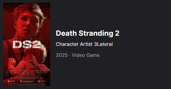Death Stranding 2 komt uit in 2025 - zegt de pagina van een van de artiesten van het project-2 Death Stranding 2 komt uit in 2025 - zegt de pagina van een van de artiesten van het project-2