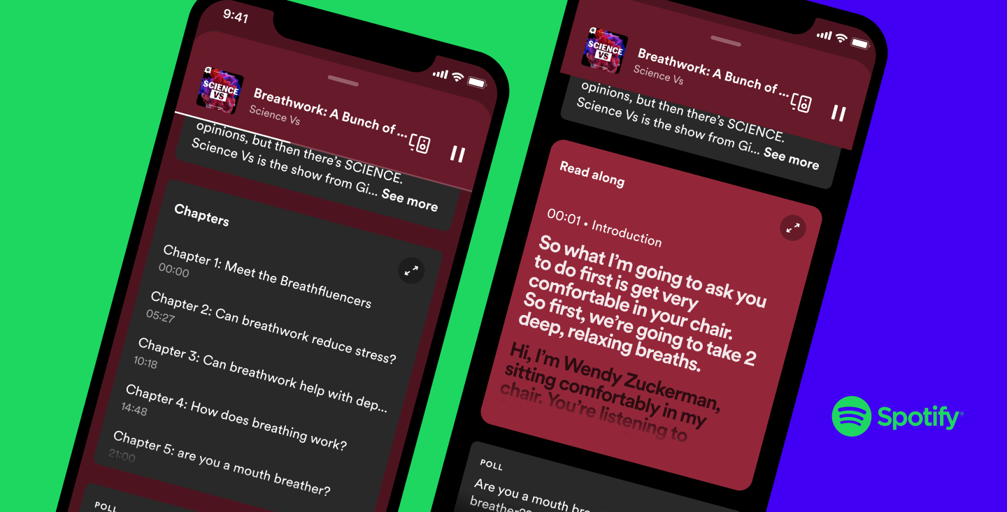 Spotify is begonnen met het toevoegen van automatisch gegenereerde transcripts aan podcasts Spotify is begonnen met het toevoegen van automatisch gegenereerde transcripts aan podcasts
