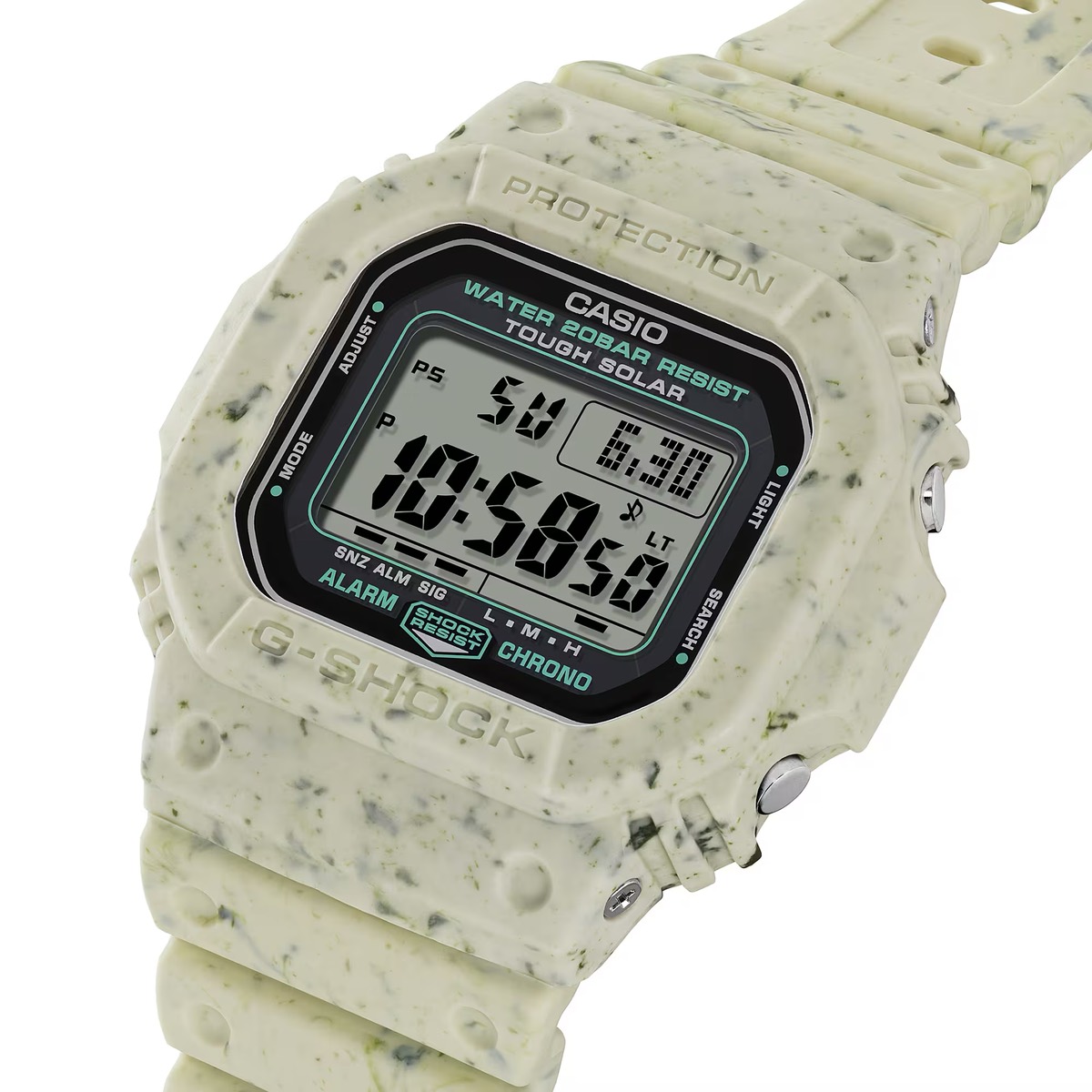 G-Shock G-5600BG-5 met gemarmerde textuur G-Shock G-5600BG-5 met gemarmerde textuur