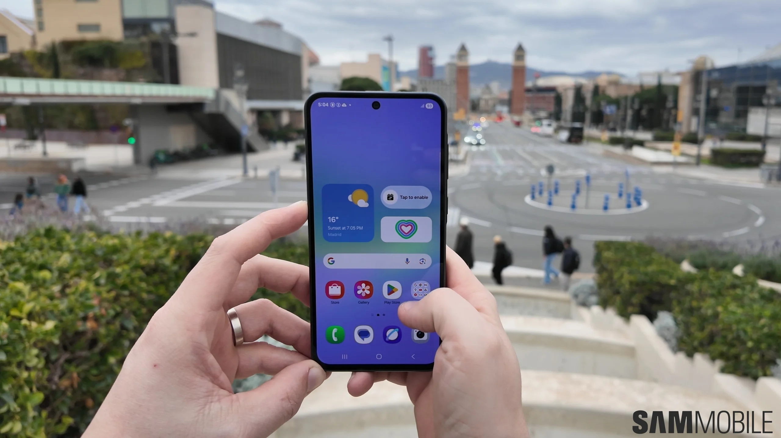 Galaxy A36 beginscherm Galaxy A36 beginscherm