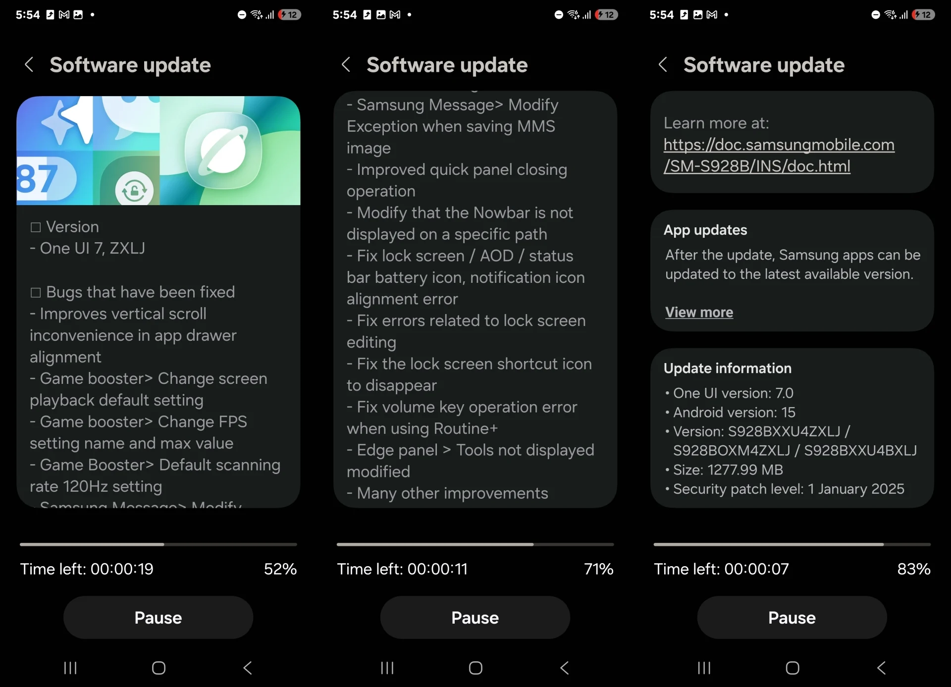 Galaxy S24 Ultra update. Illustratie: SamMobile Galaxy S24 Ultra update. Illustratie: SamMobile