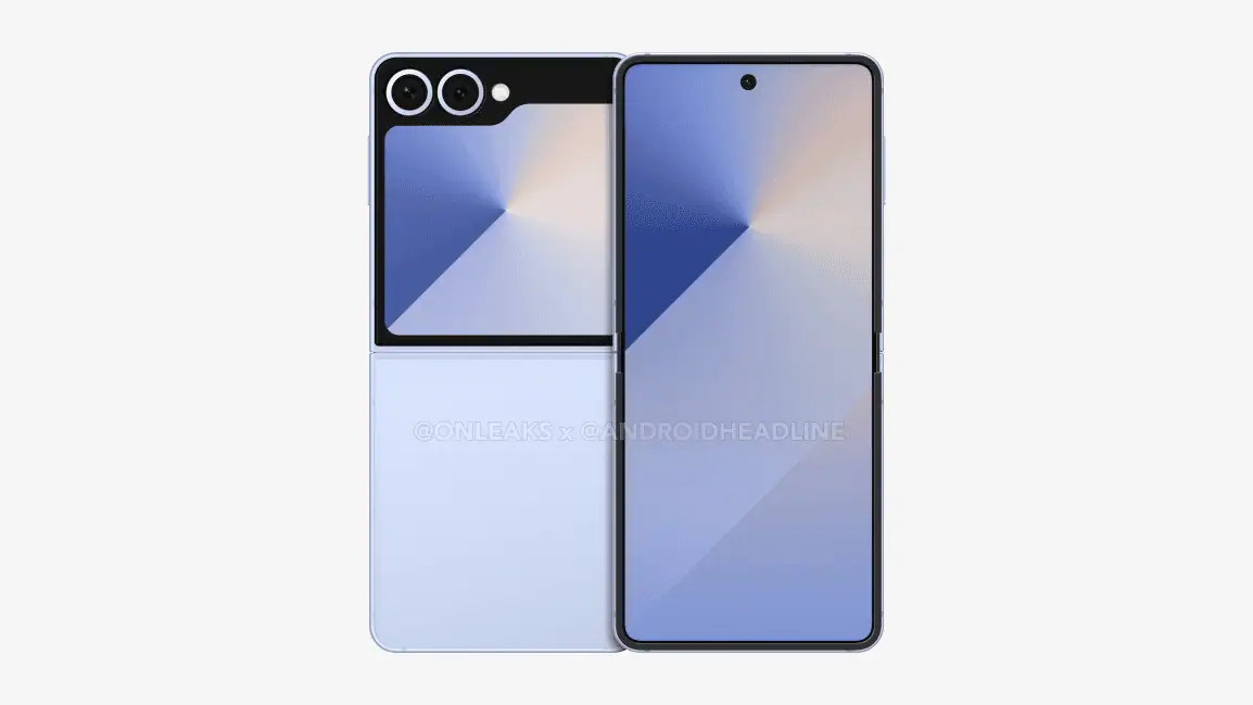 Samsung Galaxy Flip7 CAD-rendering 1 Samsung Galaxy Flip7 CAD-rendering 1