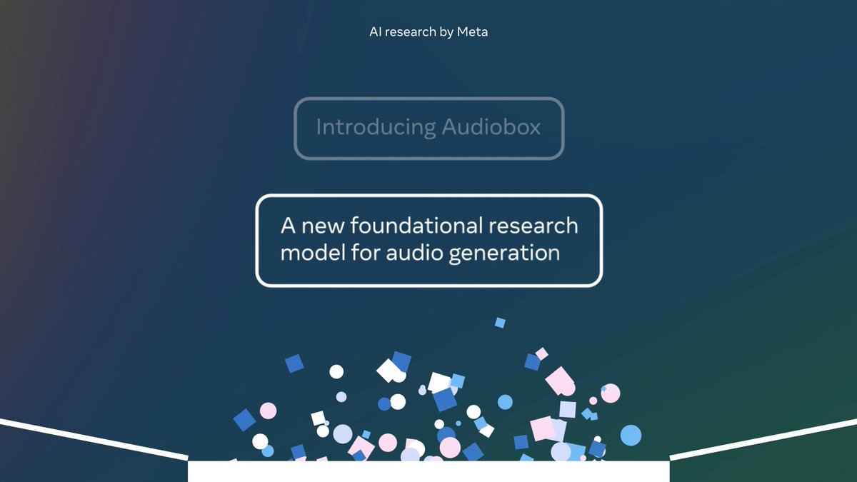 Meta introduceert Audiobox - AI voor stemgeneratie en geluidseffecten Meta introduceert Audiobox - AI voor stemgeneratie en geluidseffecten