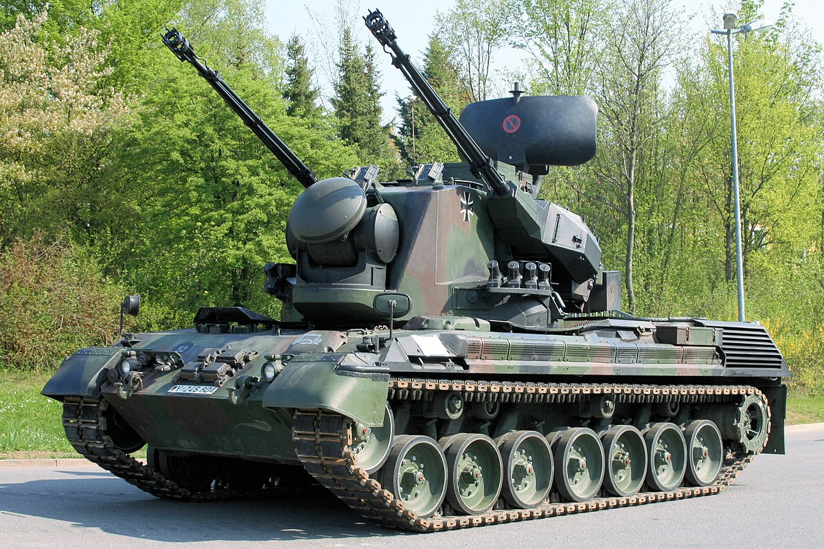 Systeem Gepard Systeem Gepard. Illustratie van Wikipedia