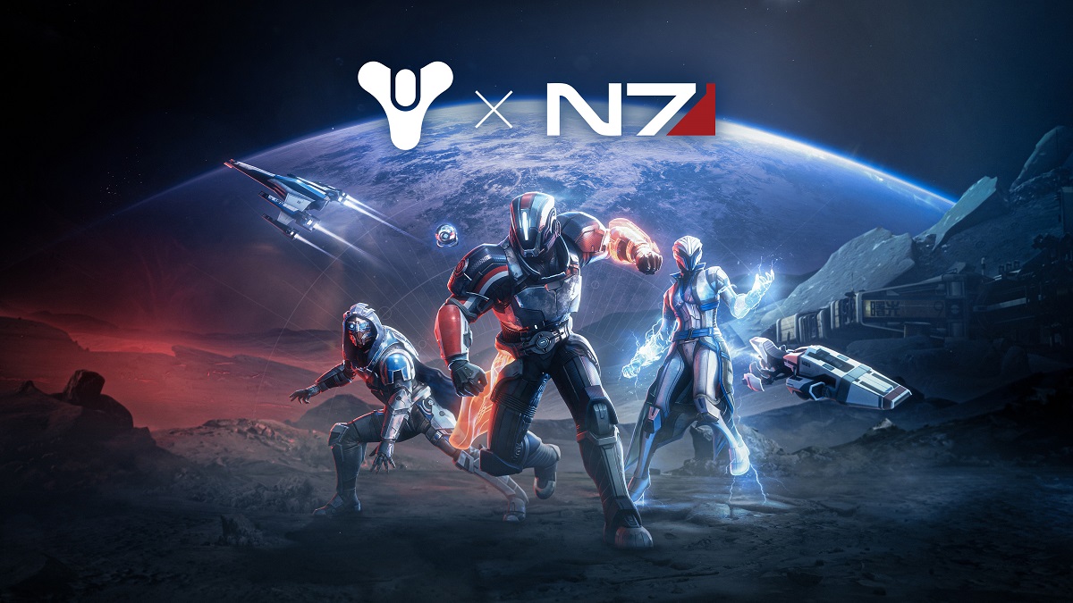 Destiny 2 bevat de wapenuitrusting van Commander Shepard en andere personages uit de Mass Effect-franchise: Bungie heeft nog een crossover-game aangekondigd Destiny 2 bevat de wapenuitrusting van Commander Shepard en andere personages uit de Mass Effect-franchise: Bungie heeft nog een crossover-game aangekondigd
