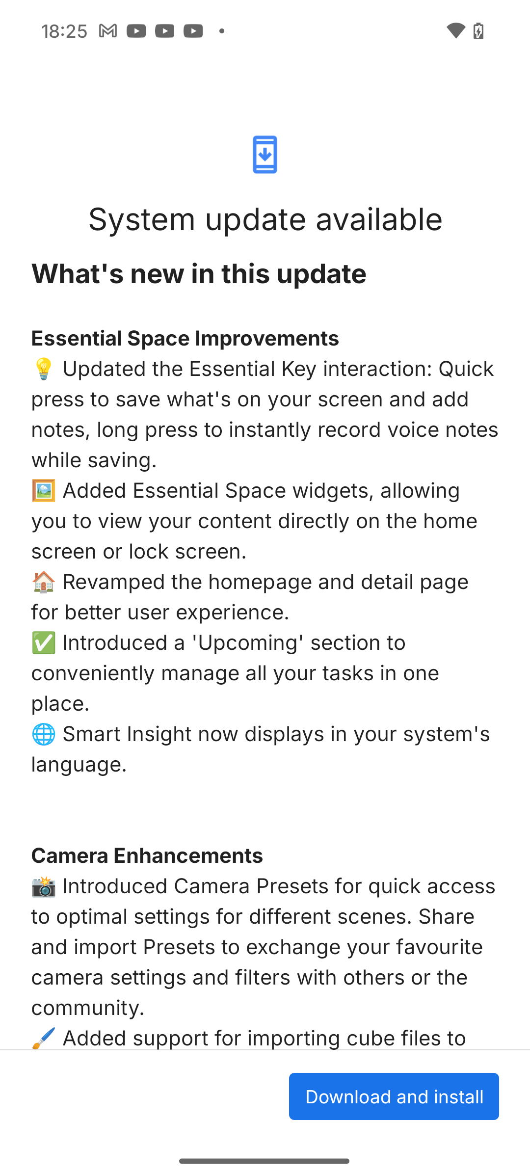 Schermafbeelding van de interface van Nothing Phone (3a) Schermafbeelding van de interface van Nothing Phone (3a)