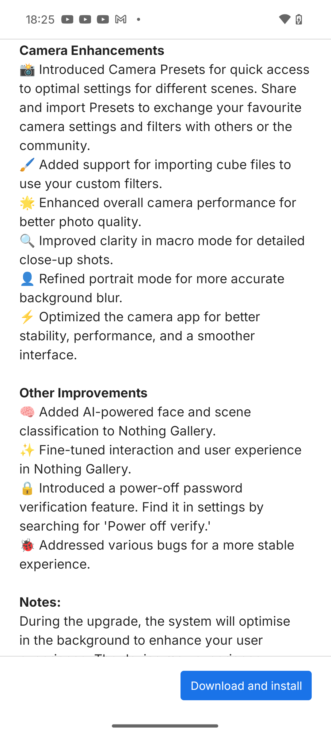 Screenshot van de interface van Nothing Phone (3a) Pro Screenshot van de interface van Nothing Phone (3a) Pro
