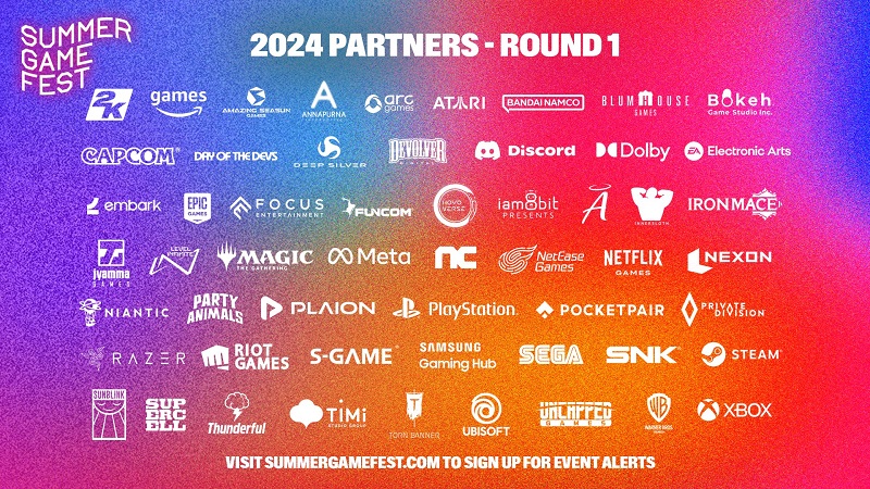 De 55 bedrijven die aanwezig zullen zijn op Summer Game Fest zijn al bekend. De show wordt bijgewoond door Sony, Microsoft, EA, Ubisoft, Capcom, Epic Games en SEGA.-2 De 55 bedrijven die aanwezig zullen zijn op Summer Game Fest zijn al bekend. De show wordt bijgewoond door Sony, Microsoft, EA, Ubisoft, Capcom, Epic Games en SEGA.-2