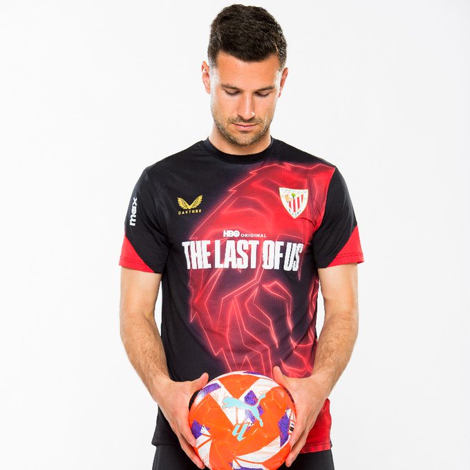 Athletic Bilbao - uniform met The Last of Us advertentie Athletic Bilbao - uniform met The Last of Us advertentie