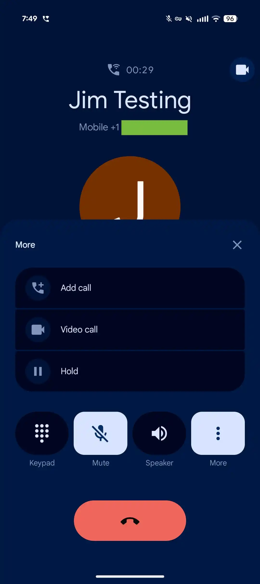 Google Phone interface: oproepen Google Phone interface: oproepen