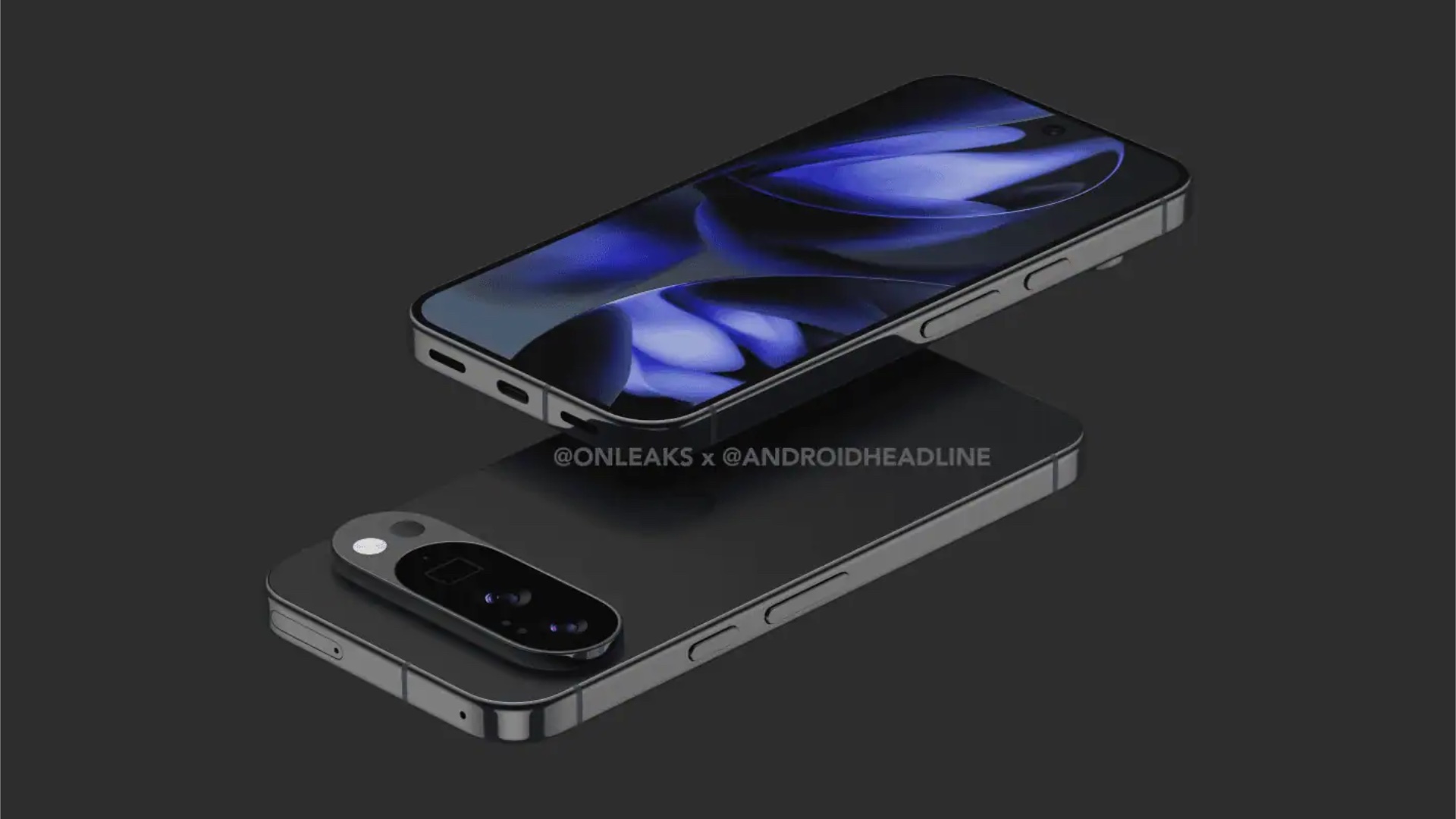 Google Pixel 10 Pro concept in zwart Google Pixel 10 Pro concept in zwart