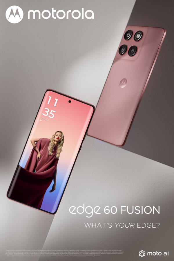 Motorola Edge 60 Fusion 3 rendering Motorola Edge 60 Fusion 3 rendering