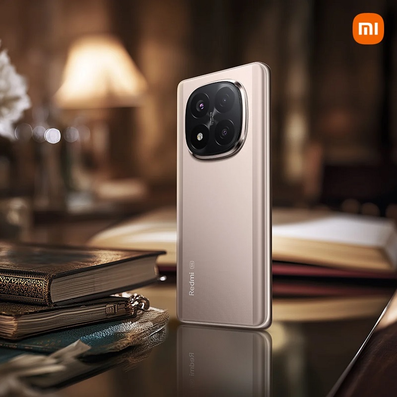 Xiaomi Redmi Note 14 Pro+ 5G smartphone in Champagne Gouden kleur