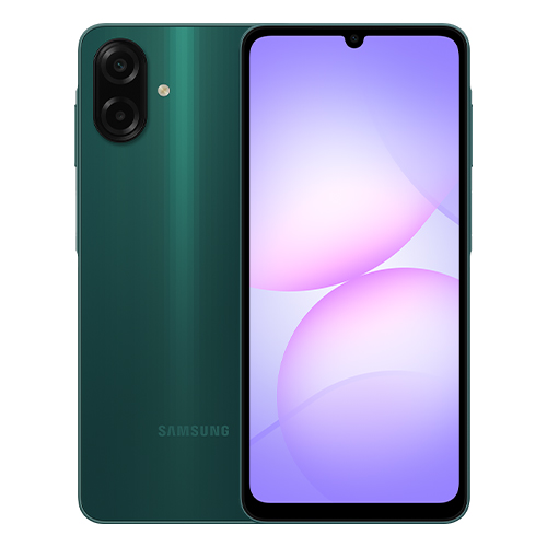 Officiële weergave van Samsung Galaxy A07 Officiële weergave van Samsung Galaxy A07