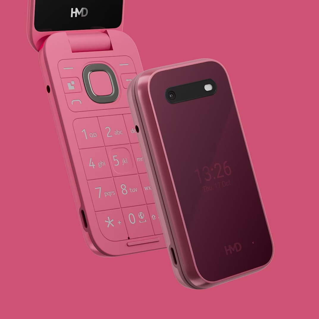 HMD 2660 Flip in rode kleur HMD 2660 Flip in rode kleur