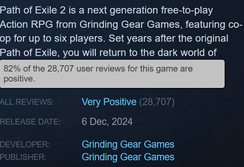 Recensies op Steam voor Path of Exile 2 Recensies op Steam voor Path of Exile 2