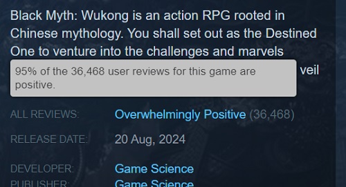 Triomf van de apenkoning! Het debuutspel van een kleine studio heeft een sensatie gemaakt - Black Myth: WuKong geniet een enorme populariteit-3 Triomf van de apenkoning! Het debuutspel van een kleine studio heeft een sensatie gemaakt - Black Myth: WuKong geniet een enorme populariteit-3