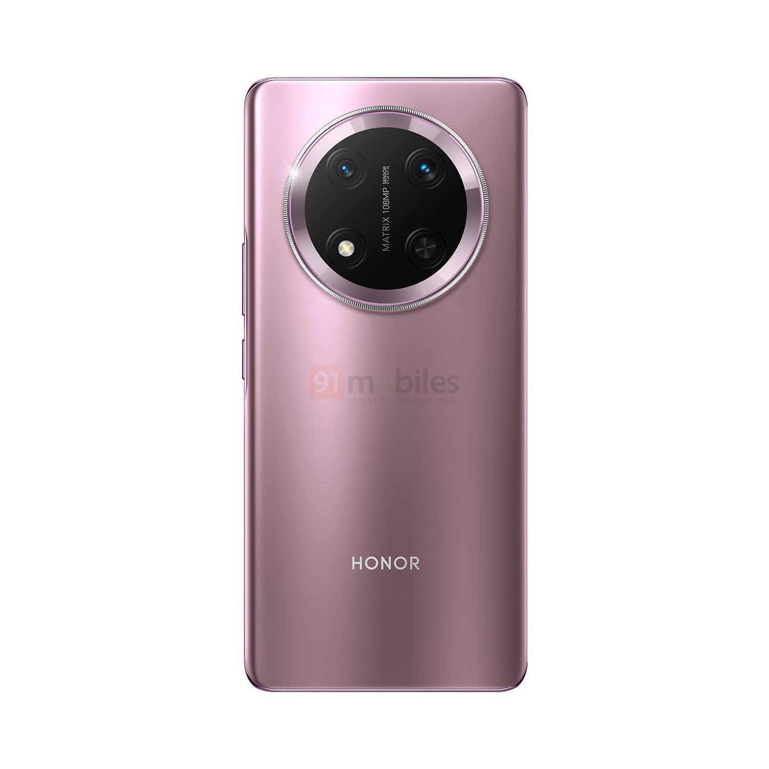Render van Honor Magic 7 Lite, achterpaneel Render van Honor Magic 7 Lite, achterpaneel