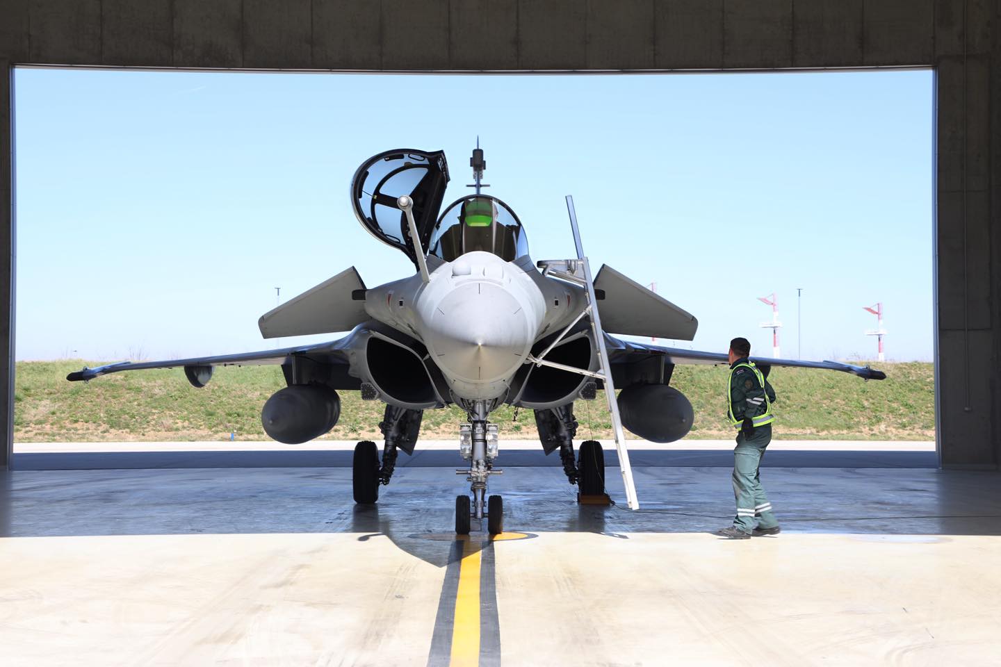 Rafale gevechtsvliegtuig van de Kroatische luchtmacht