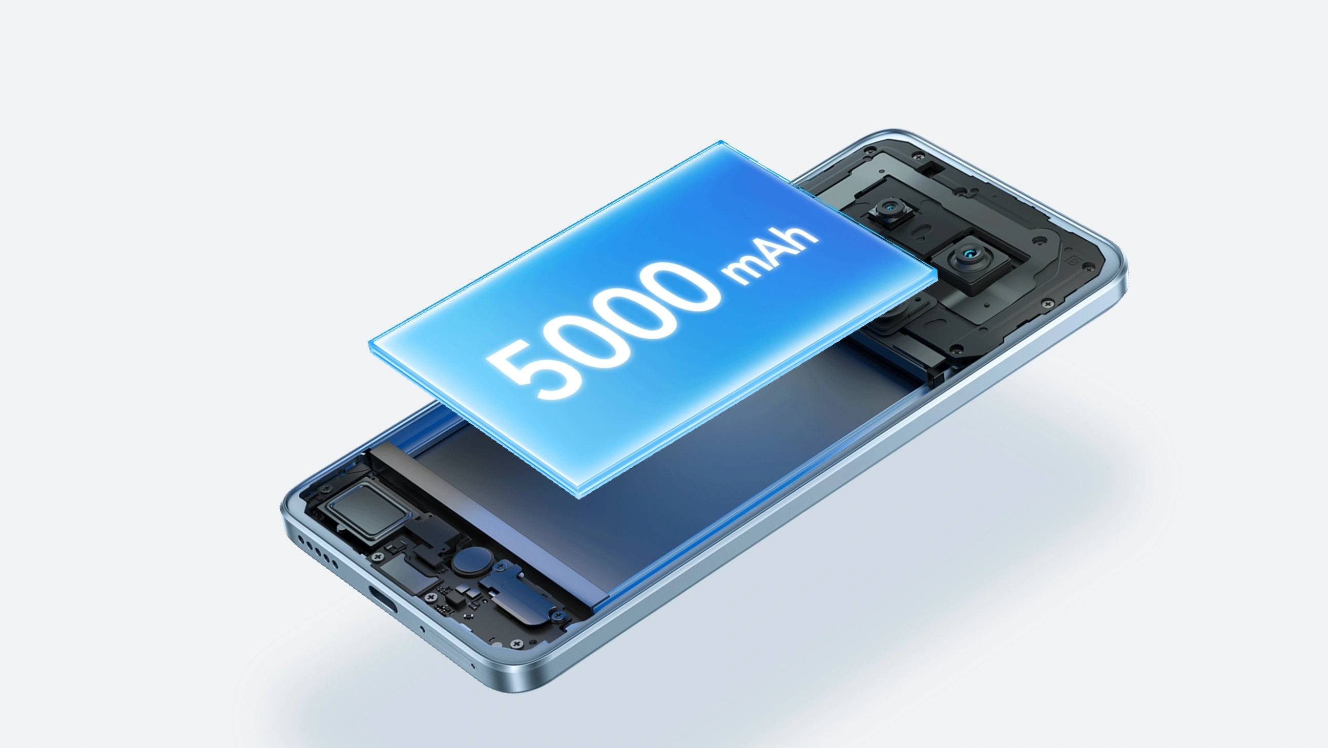 Huawei nova 13i batterij detail Huawei nova 13i batterij detail