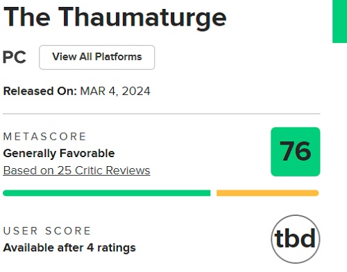 Geen meesterwerk, maar een geweldige RPG: critici beoordelen The Thaumaturge positief-2 Geen meesterwerk, maar een geweldige RPG: critici beoordelen The Thaumaturge positief-2