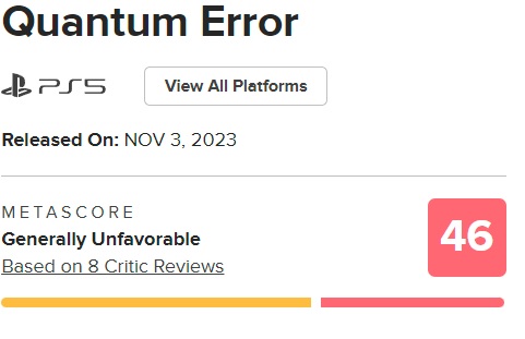 Slechte uitvoering van geweldige ideeën: critici waren niet tevreden over de horror-shooter Quantum Error. De game kreeg lage cijfers-2 Slechte uitvoering van geweldige ideeën: critici waren niet tevreden over de horror-shooter Quantum Error. De game kreeg lage cijfers-2