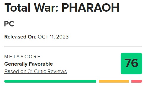 Een bekende strategie in een nieuwe setting: critici waren blij met Total War: Pharaoh, maar merkten een gebrek aan nieuwe ideeën op-2 Een bekende strategie in een nieuwe setting: critici waren blij met Total War: Pharaoh, maar merkten een gebrek aan nieuwe ideeën op-2