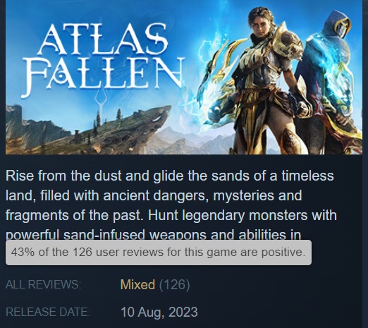 Eerste reviews van Atlas Fallen: critici en gamers waren niet blij met de actiegame van studio Deck 13-4 Eerste reviews van Atlas Fallen: critici en gamers waren niet blij met de actiegame van studio Deck 13-4