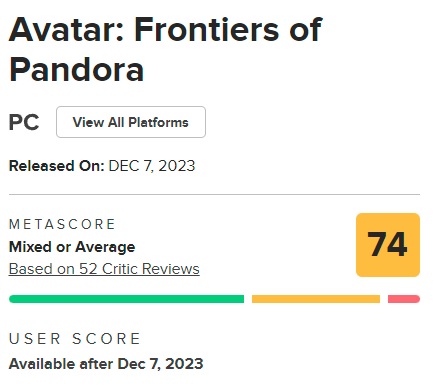 Een prachtig spel met banale gameplay: recensenten hebben Ubisofts Avatar: Frontiers of Pandora gemengd ontvangen-2 Een prachtig spel met banale gameplay: recensenten hebben Ubisofts Avatar: Frontiers of Pandora gemengd ontvangen-2