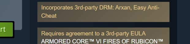 Piraten en valsspelers, probeer het maar niet! Armored Core VI: Fires of Rubicon wordt beschermd door twee systemen tegelijk-2 Piraten en valsspelers, probeer het maar niet! Armored Core VI: Fires of Rubicon wordt beschermd door twee systemen tegelijk-2