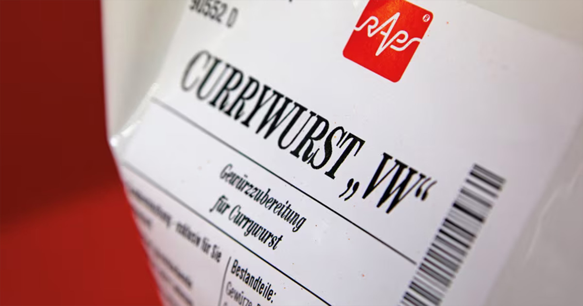 VW curryworst Volkswagen's VW Currywurst