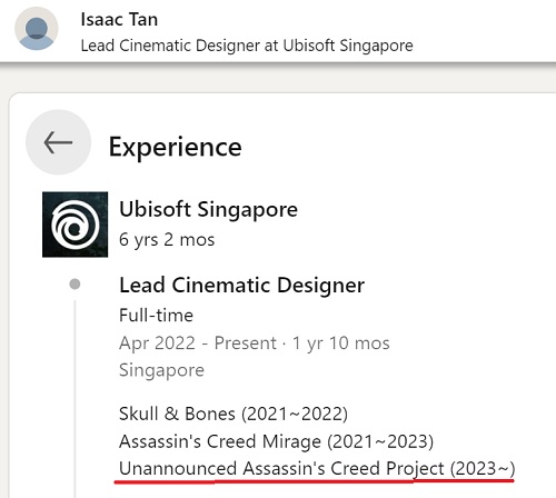 Een medewerker van Ubisoft Singapore heeft indirect de ontwikkeling van een Assassin's Creed IV: Black Flag remake bevestigd-2 Een medewerker van Ubisoft Singapore heeft indirect de ontwikkeling van een Assassin's Creed IV: Black Flag remake bevestigd-2