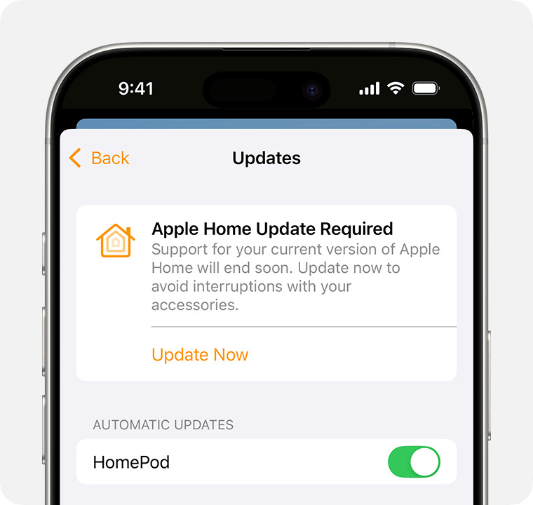 Update de Home-app Update de Home-app