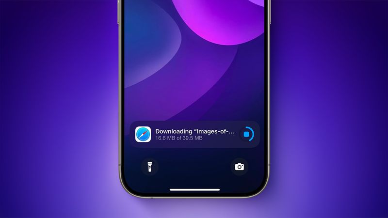 Safari-downloads op vergrendelscherm in iOS 18.2 Safari-downloads op vergrendelscherm in iOS 18.2